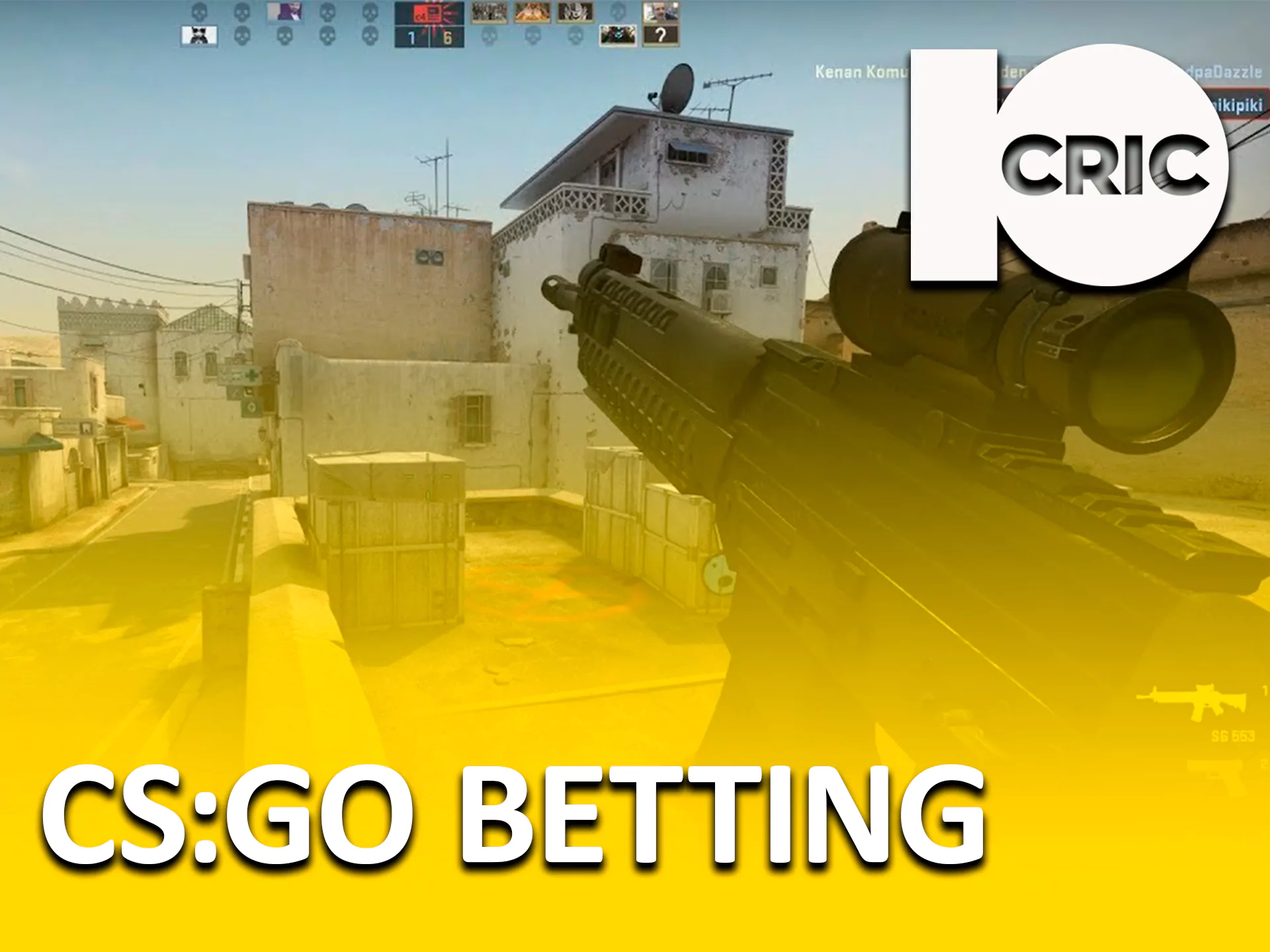 Watch CS:GO streamings and place bets.