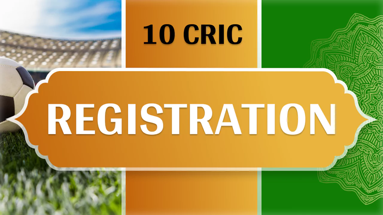 There are a couple of simple steps to register at 10Cric.