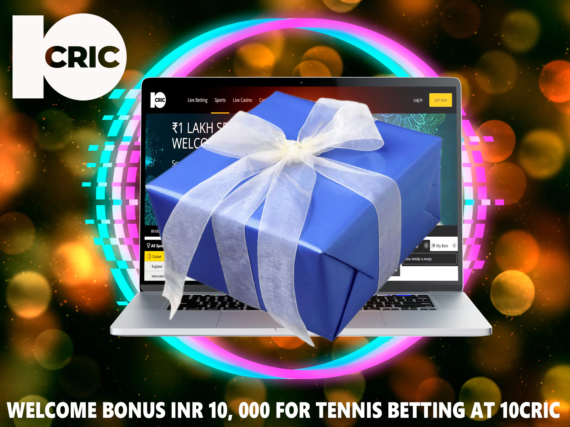Any player who registers with 10Cric can get a nice starter gift of 100% up to INR 10,000.