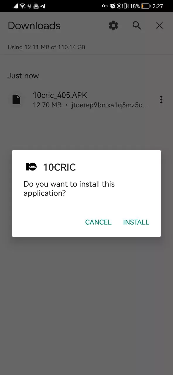 Install the downloaded APK file on your smartphone.